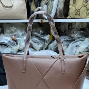 Classic Zara Woven Elongated Shopper Bag