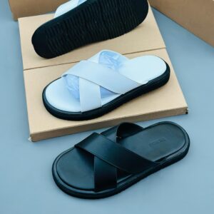 Zara Criss-Cross Flat Slider Men's Sandals