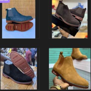 Classic Men's Suede Clarks Chelsea Boots