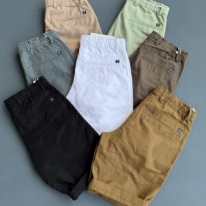 Men's Casual Linen Blend Chino Shorts