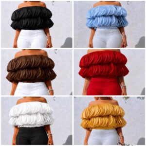 Off Shoulder Ruffle Top